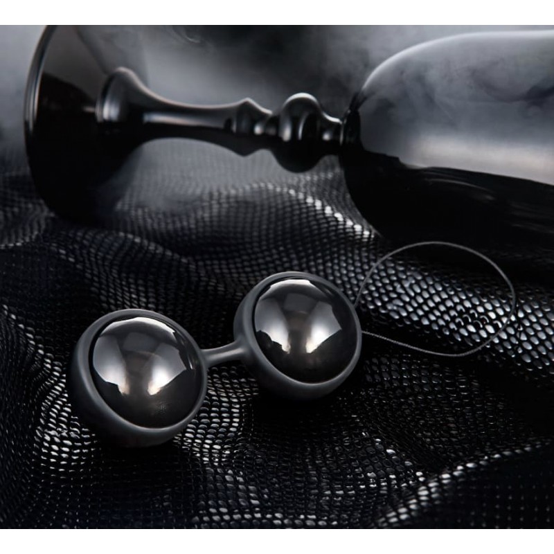 Luna Beads Noir (LELO) - Вагинальные шарики, 2,9 см (черный)