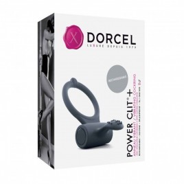 Эрекционное кольцо с вибрацией POWER CLIT + на аккумуляторе Dorcel