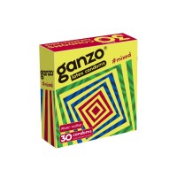 Презервативы Ganzo Mixed, микс-набор, латекс, 18 см, 30 шт