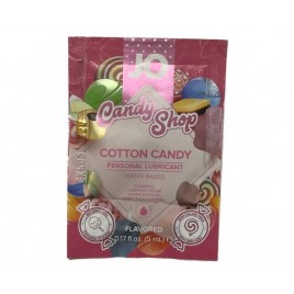 Пробник лубриканта JO H2O Candy Shop - Cotton Candy 5 ml- 1шт
