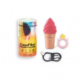 Мини вибратор CAND'ICE - RASPBERRY JOLLY