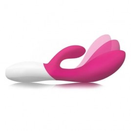 Lelo Ina Wave Cerise Original - люкс вибратор-кролик с движущейся головкой (Pink)