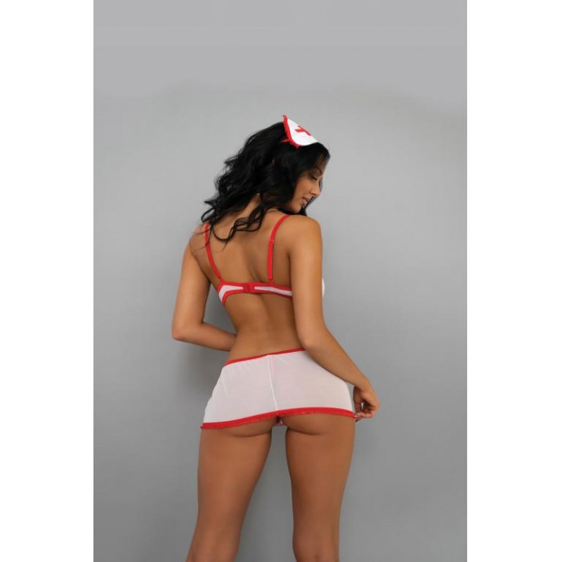 Эротический игровой костюм "Сексуальная медсестричка" L-XL