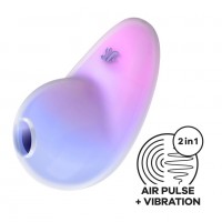 Вакуумно-волновой клиторальный вибростимулятор Satisfyer Pixie Dust (violet/pink)
