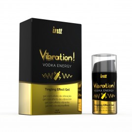 Жидкий интимный гель с эффектом вибрации Vodka, Intt, 15 мл