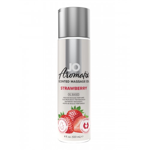 Массажное масло JO - Aromatix - Massage Oil - Strawberry 120 mL
