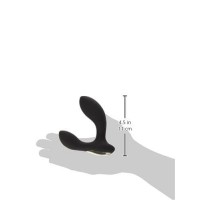 Lelo Hugo - Массажер простаты с пультом, 10 см (чёрный)