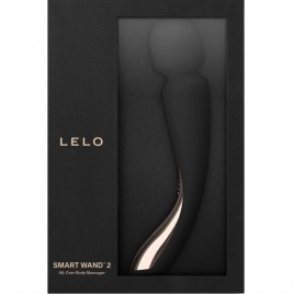 Lelo Smart Wand 2 Medium Black - вибромассажер для всего тела, 21х4.5 см (чёрный)