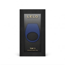 Lelo Tor 3 - эрекционное виброкольцо для пар с подключением к приложению, синий
