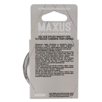 Изображение Maxus Презервативы Maxus, тонкие, латекс, железный кейс, 18 см, 5,3 см, 3 шт.