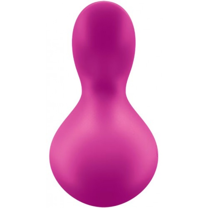 Перезаряжаемый мини-массажер Satisfyer Viva La Vulva 3 малиновый