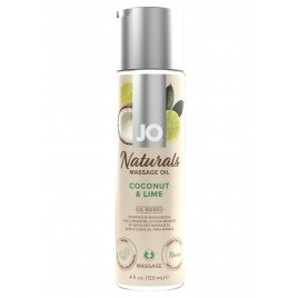 Массажное масло JO - Coconut & Lime/Кокос и лайм 120 mL