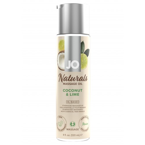 Массажное масло JO  - Coconut & Lime/Кокос и лайм  120 mL