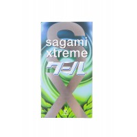 Презервативы Sagami, xtreme, Mint, латекс, 19 см, 5,2 см, 10 шт.