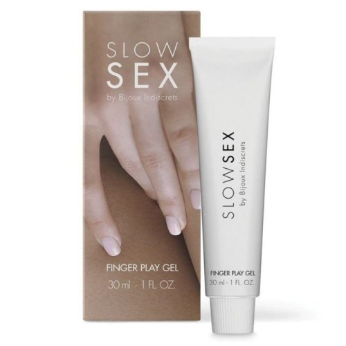 Лубрикант Bijoux Indiscrets Finger Play Gel - SLOW SEX на водной основе, 30мл