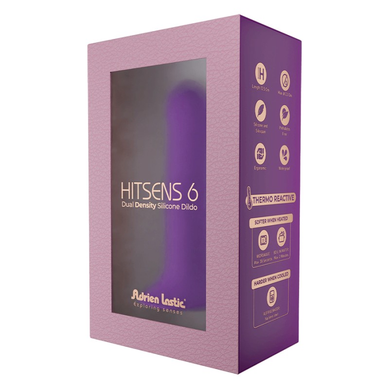 Фаллоимитатор Adrien lastic Hitsens 6, фиолетовый