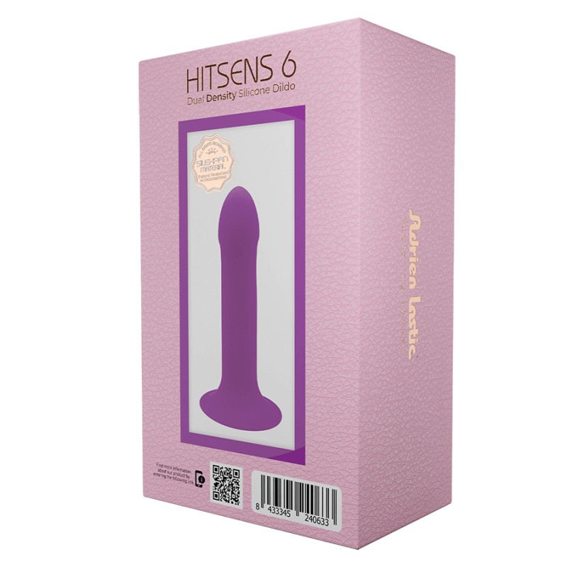 Фаллоимитатор Adrien lastic Hitsens 6, фиолетовый