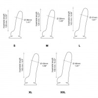 Реалистичный фаллоимитатор с подвижной кожей Strap-on-me SLIDING SKIN S на присоске, телесный