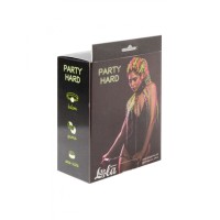 Lola Games Party Hard Fetish ошейник с цепью поводком, 54 см (чёрный)