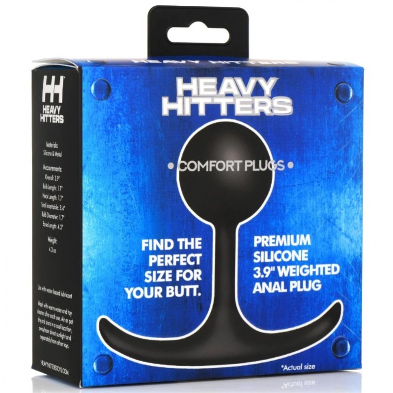 Heavy Hitters - анальная пробка с утяжелением M, 10х4.3 см — купить в Минске Фото Heavy Hitters - анальная пробка с утяжелением M, 10х4.3 см