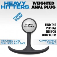 Heavy Hitters - анальная пробка с утяжелением M, 10х4.3 см — купить в Минске Фото Heavy Hitters - анальная пробка с утяжелением M, 10х4.3 см