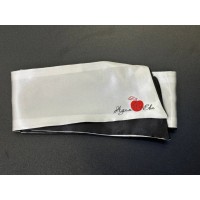 Адам и Ева Атласная лента (двухсторонняя) бело-черная, Адам и Ева, ручная работа