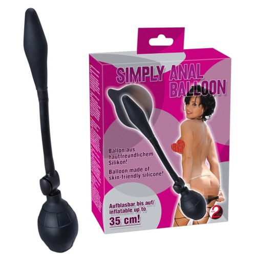 Расширяющаяся анальная втулка с грушей Simply Anal Balloon