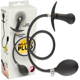 Расширяющаяся анальная пробка со смещенным центром тяжести Inflatable Plug
