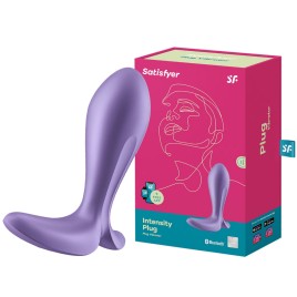 Анальная смарт-втулка с вибрацией и стимулятором промежности Satisfyer Intensity Plug Violet