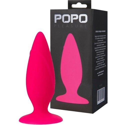 Розовая анальная пробка Popo Pleasure