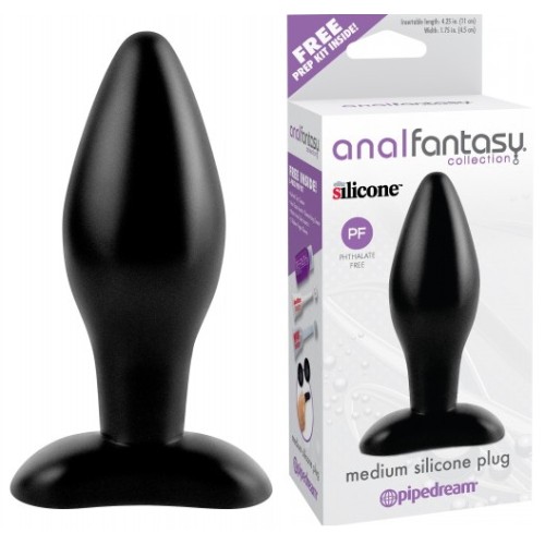 Анальная пробка AFC Medium Silicone Plug