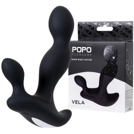 Силиконовый стимулятор простаты с вибрацией Popo Pleasure by Toyfa Vela