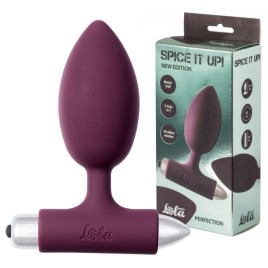 Анальная пробка Spice It Up New Edition Perfection бордовая