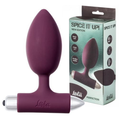 Анальная пробка Spice It Up New Edition Perfection бордовая