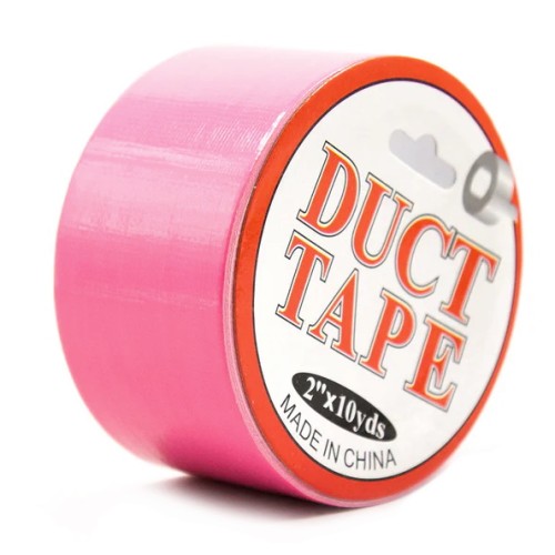 Бондажный скотч Duct Tape розовый 15 м