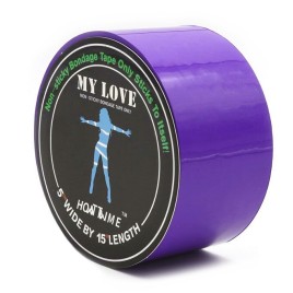 Фиолетовая бондажная лента My Love 15 м