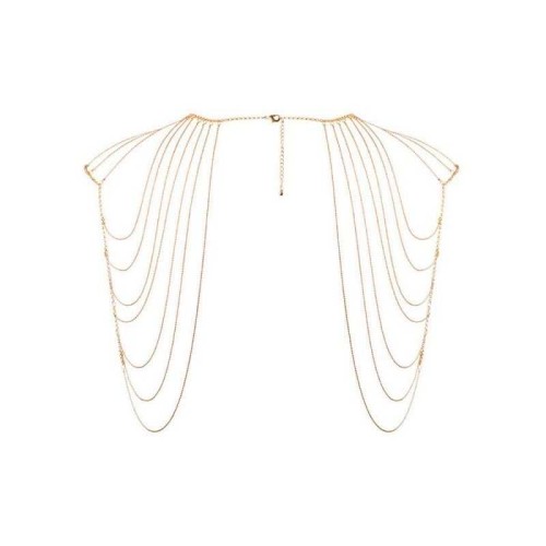 Бикини-цепочка Bijoux Magnifique Chain Shoulders Back Jewelry Gold золотая