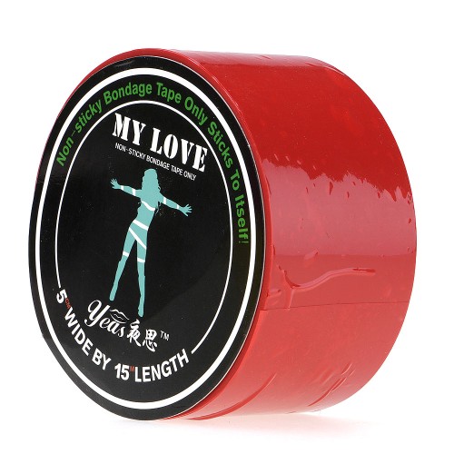 Красная бондажная лента My Love 15 м