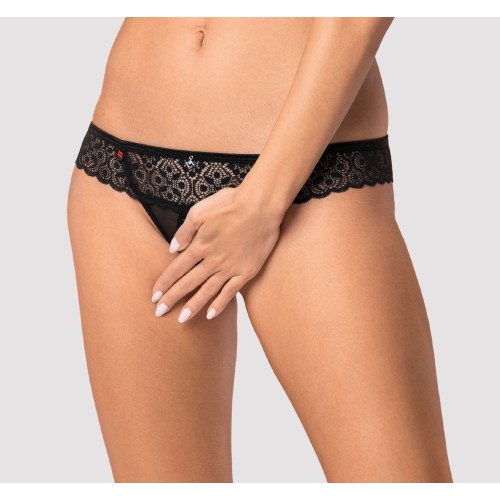 Сексуальные стринги с доступом Shibu Crotchless Thong L/XL