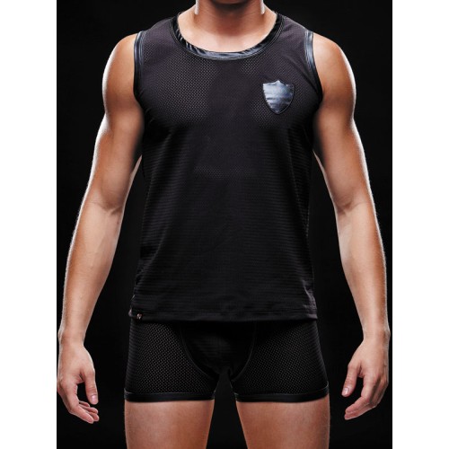 Полупрозрачная мужская майка в сеточку L/XL
