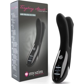 Вибратор Mystim Tingling Apart eStim чёрного цвета