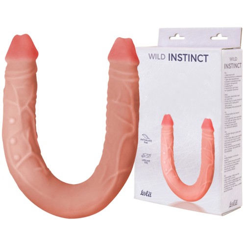 Двусторонний фаллоимитатор Wild Instinct