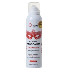 Шипучая увлажняющая пена для эротического массажа Orgie Acqua Croccante Strawberry 150 мл