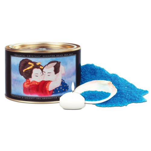 Соль мёртвого моря Shunga Bath Salts Aphrodisia + свеча 600 гр