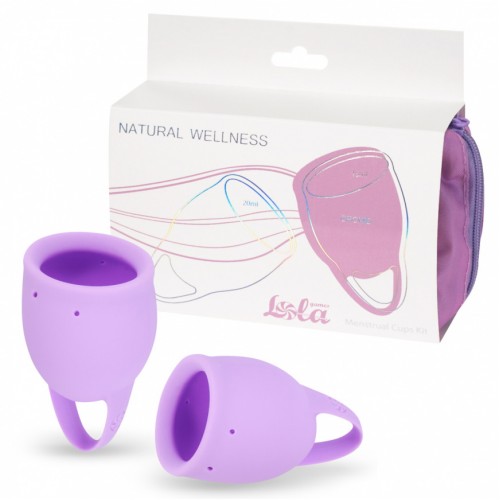 Lola Toys, Россия Набор менструальных чаш Natural Wellness Orchid Lavander — купить в Минске Изображение Lola Toys, Россия Набор менструальных чаш Natural Wellness Orchid Lavander