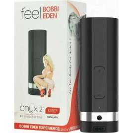 Интерактивный мастурбатор для секса на расстоянии Kiiroo Onyx 2 Bobbi Eden