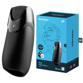 Смарт-мастурбатор с вибрацией Satisfyer Men Vibration+ ДЕФОРМИРОВАННАЯ УПАКОВКА