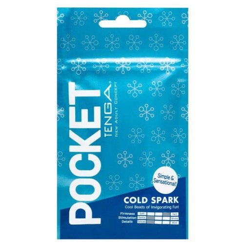 Карманный мастурбатор с охлаждающим эффектом Tenga Pocket Cold Spark