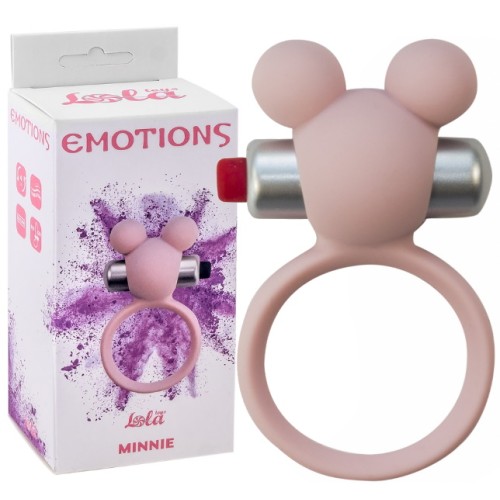Эрекционное виброкольцо Emotions Minnie Light Pink