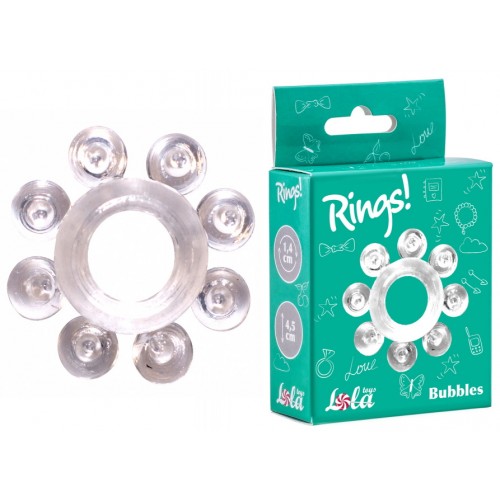 Изображение Lola Toys, Россия Тянущееся белое кольцо с массажными шариками